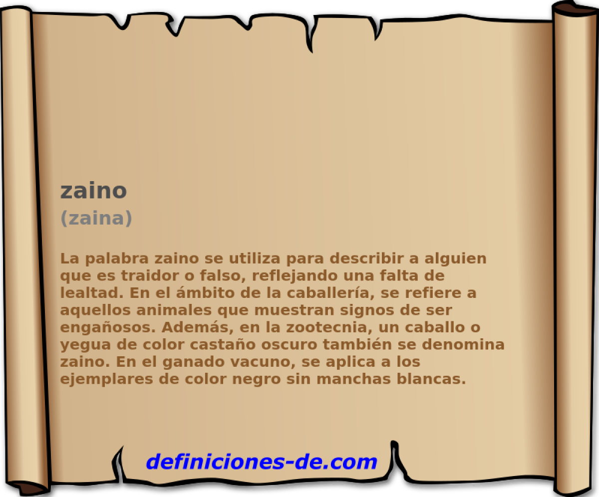 zaino (zaina)