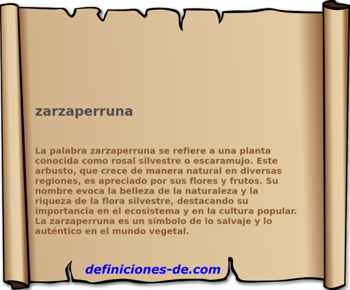 zarzaperruna 