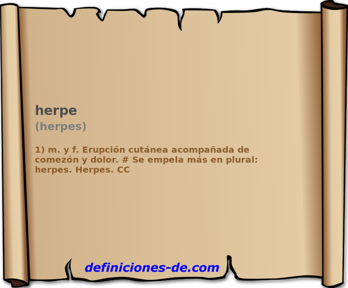 herpe (herpes)