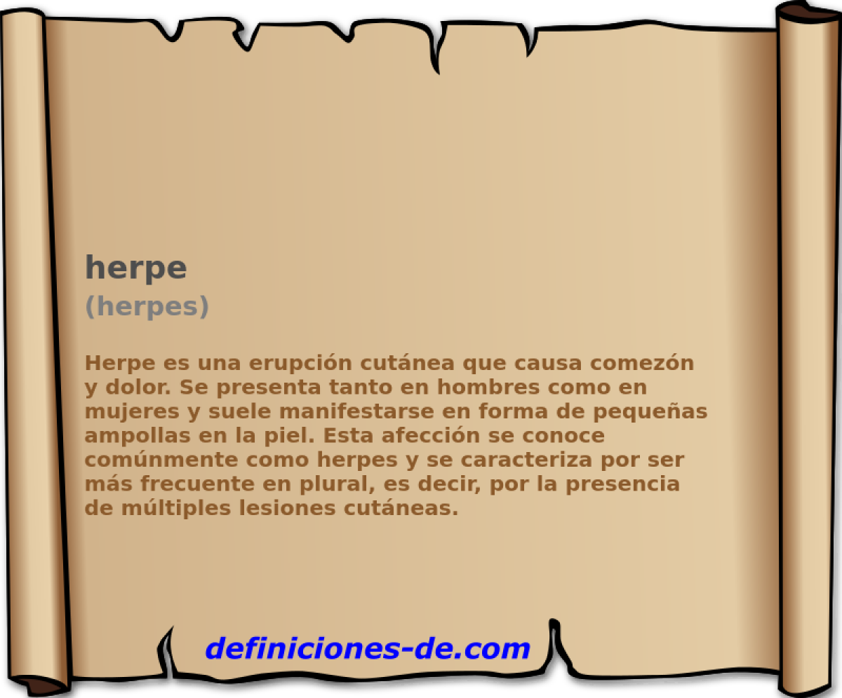 herpe (herpes)