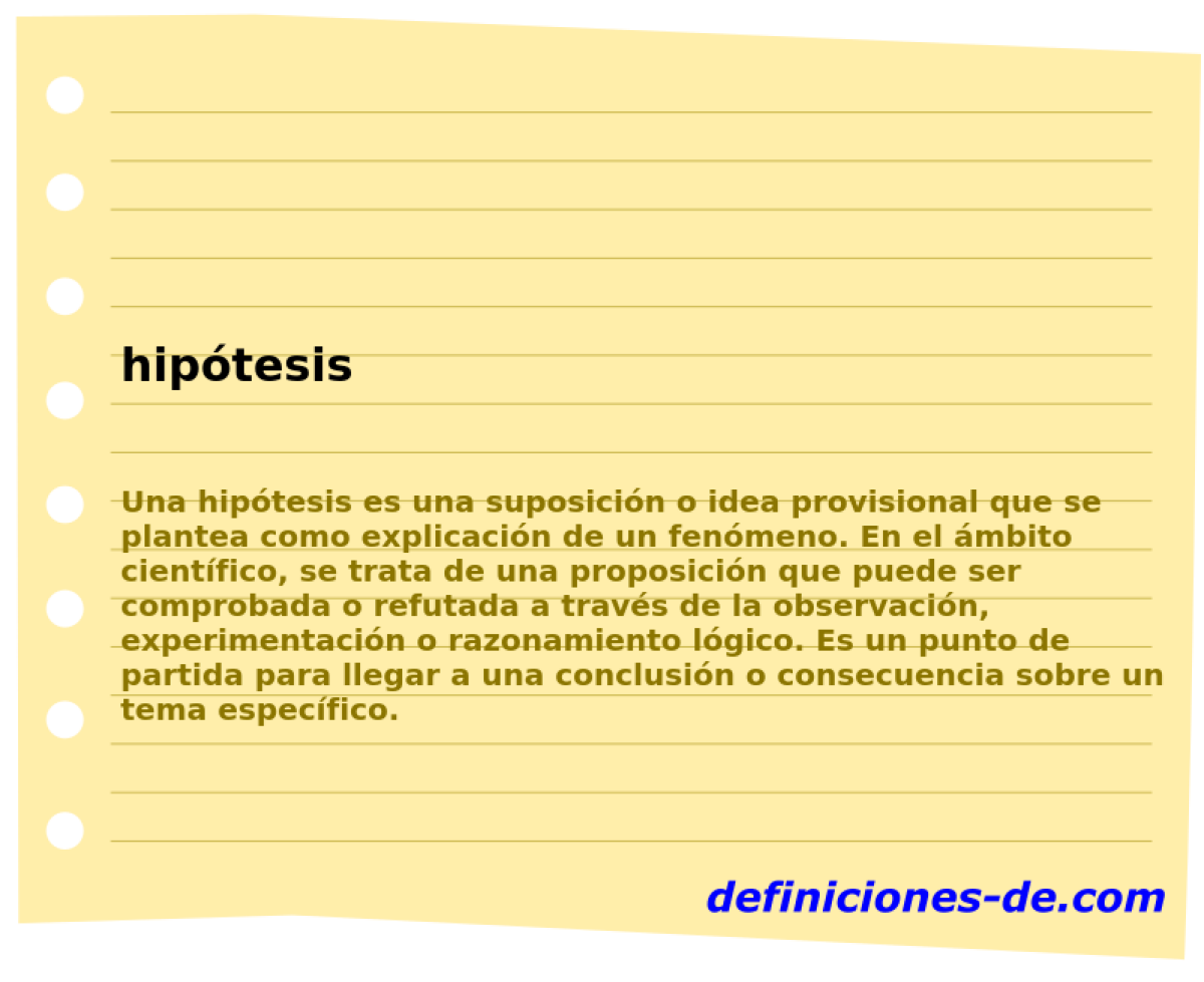 hiptesis 