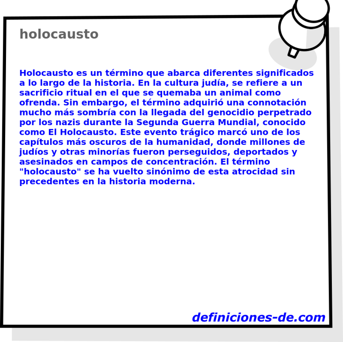 holocausto 