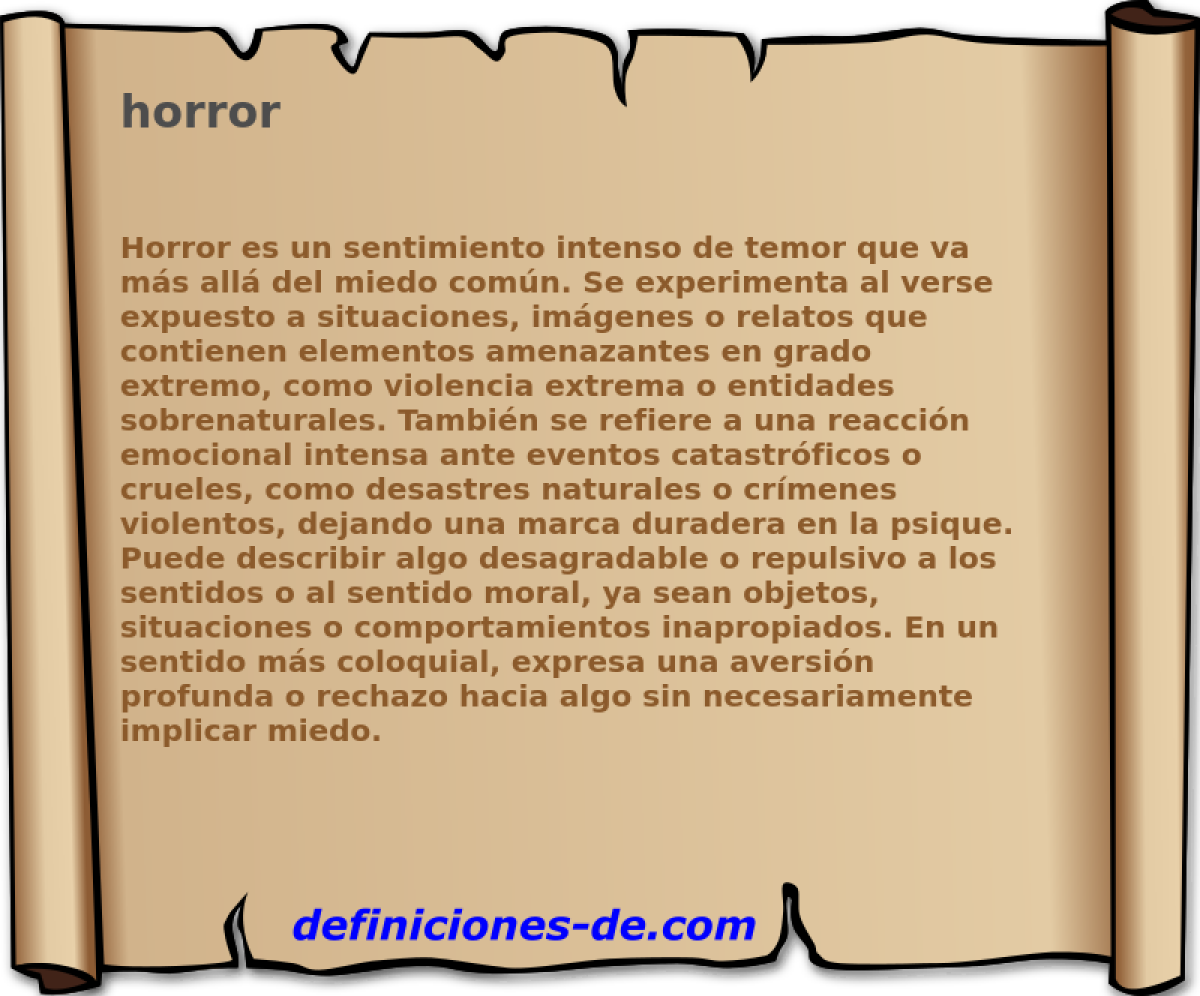 horror 