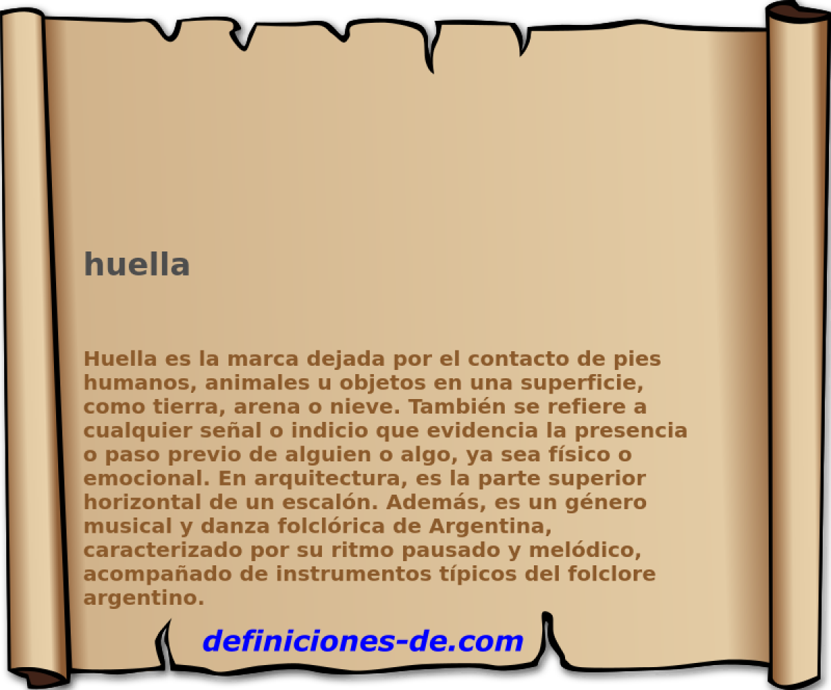 huella 