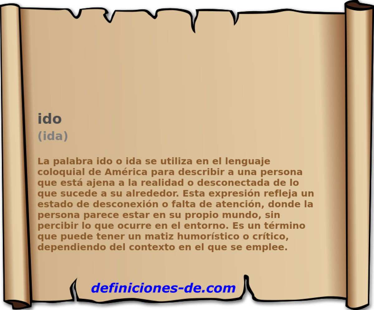 ido (ida)