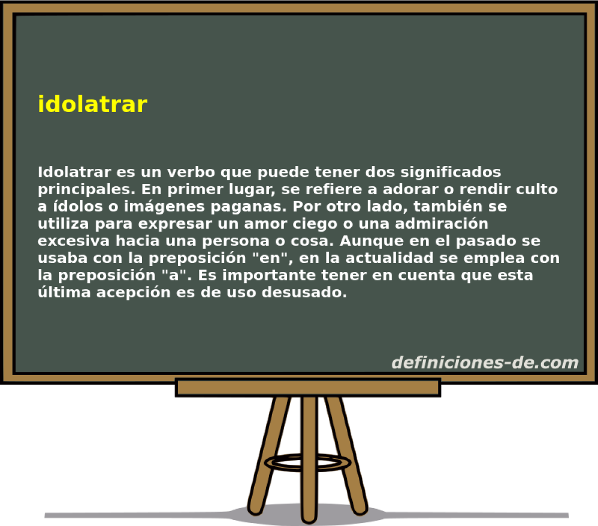 idolatrar 