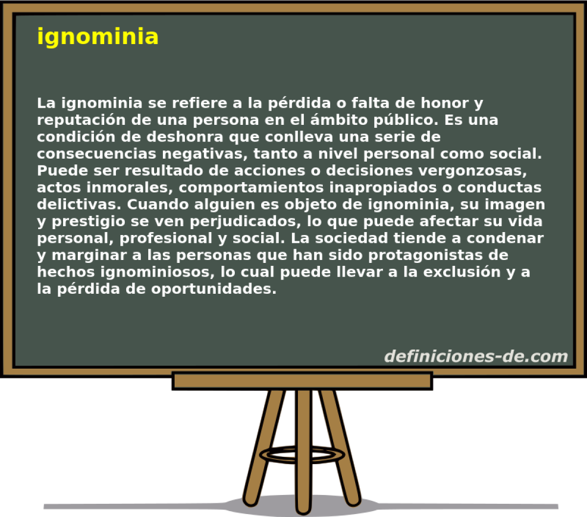 ignominia 