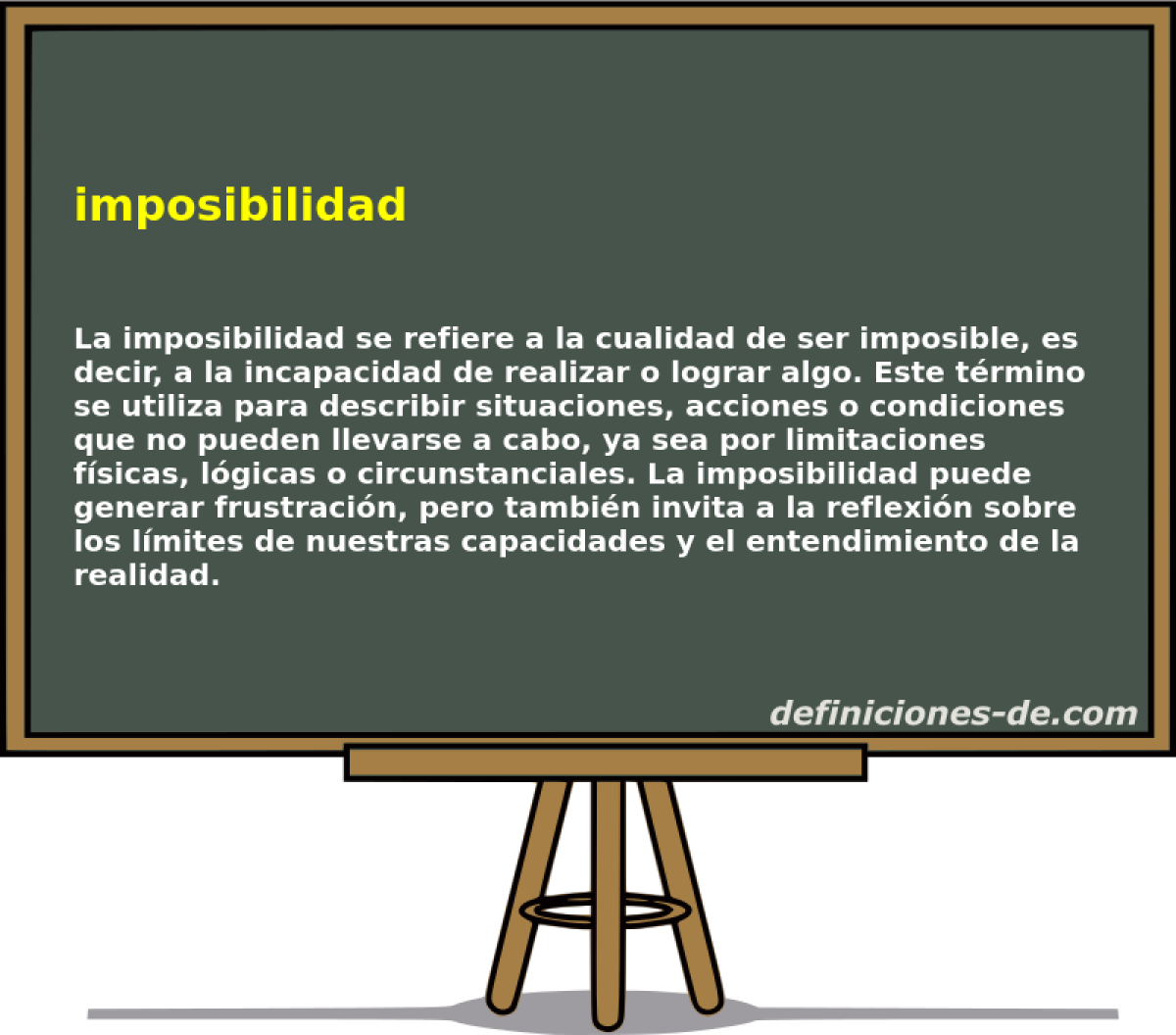 imposibilidad 