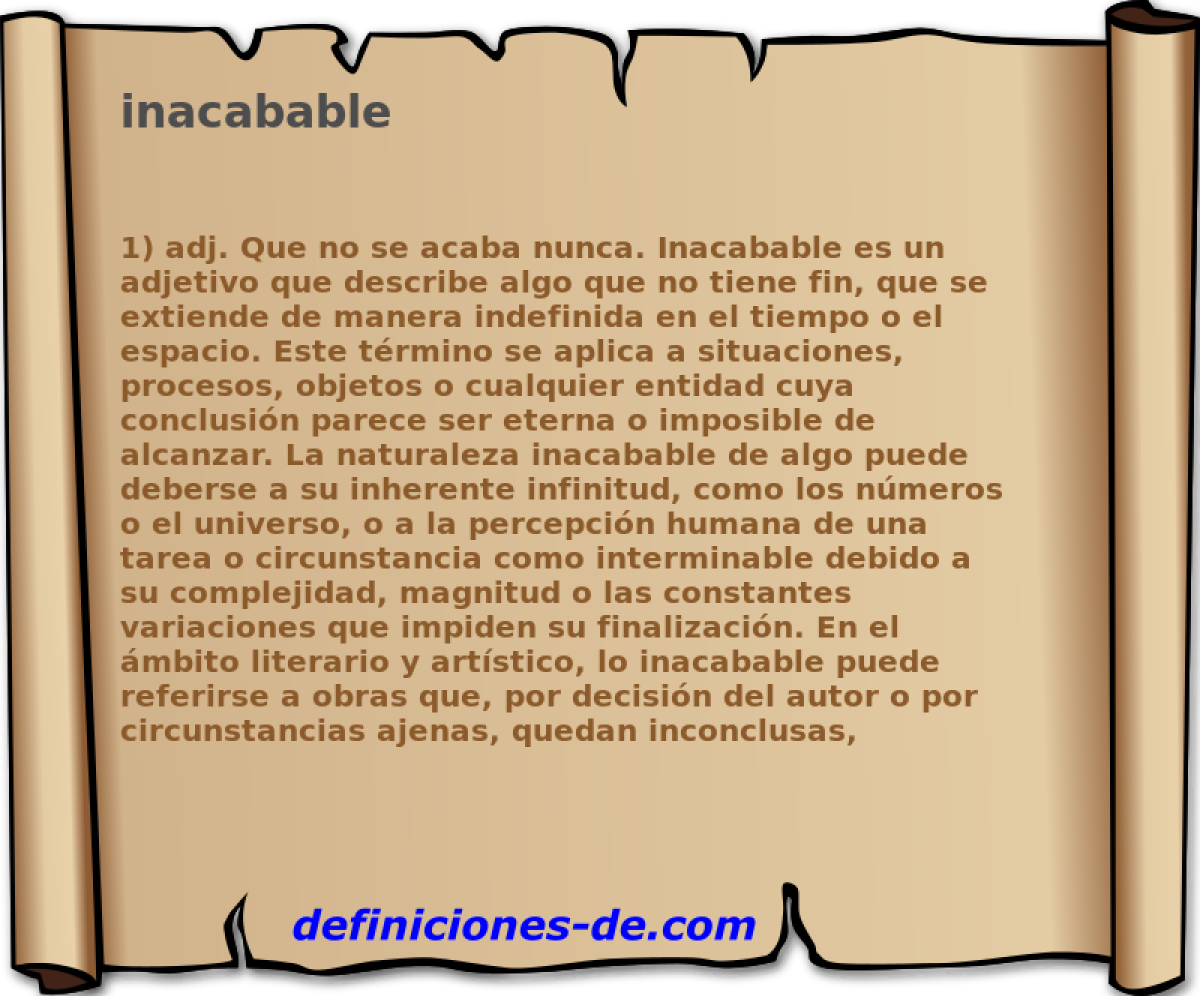 inacabable 