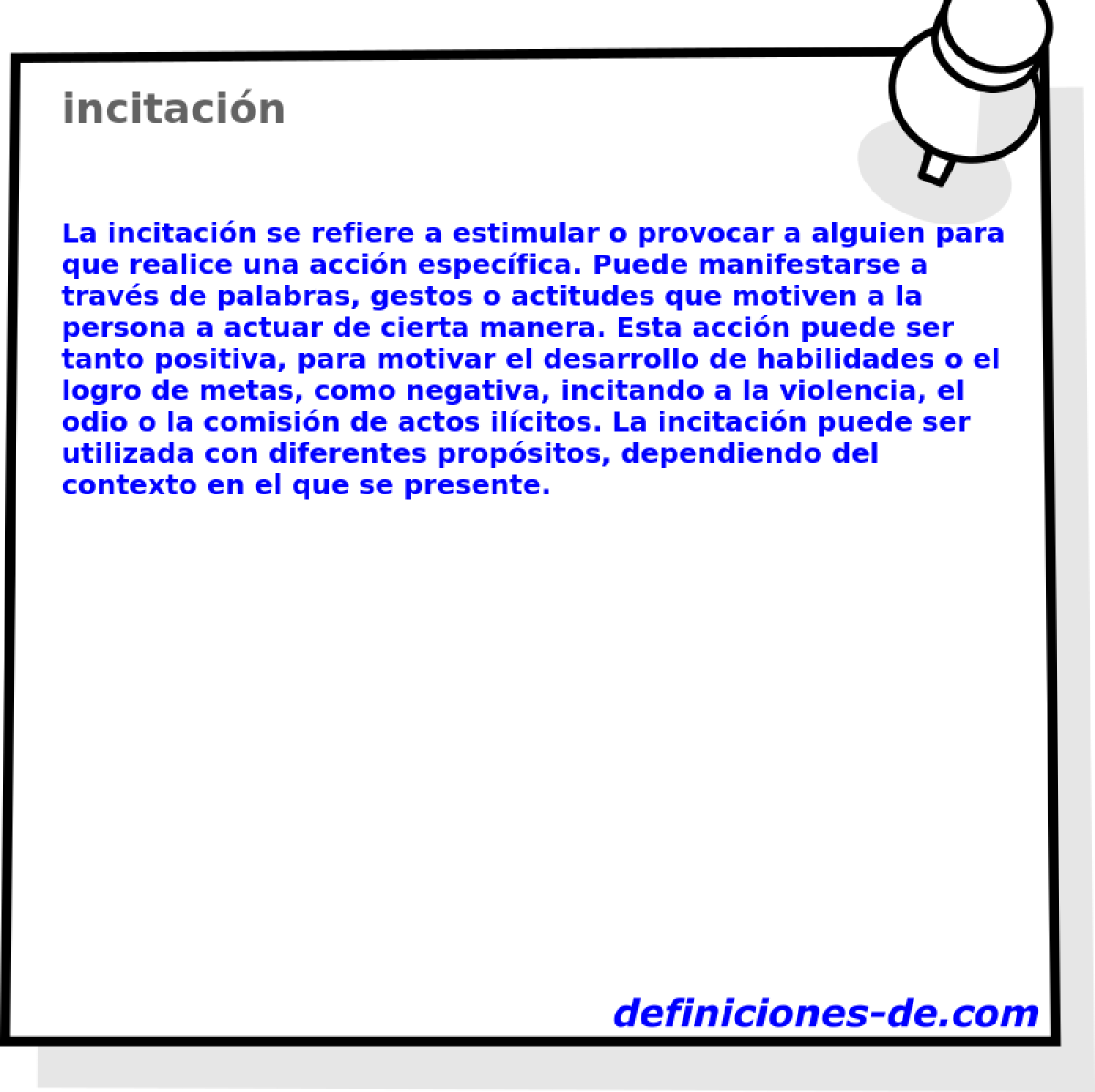 incitacin 