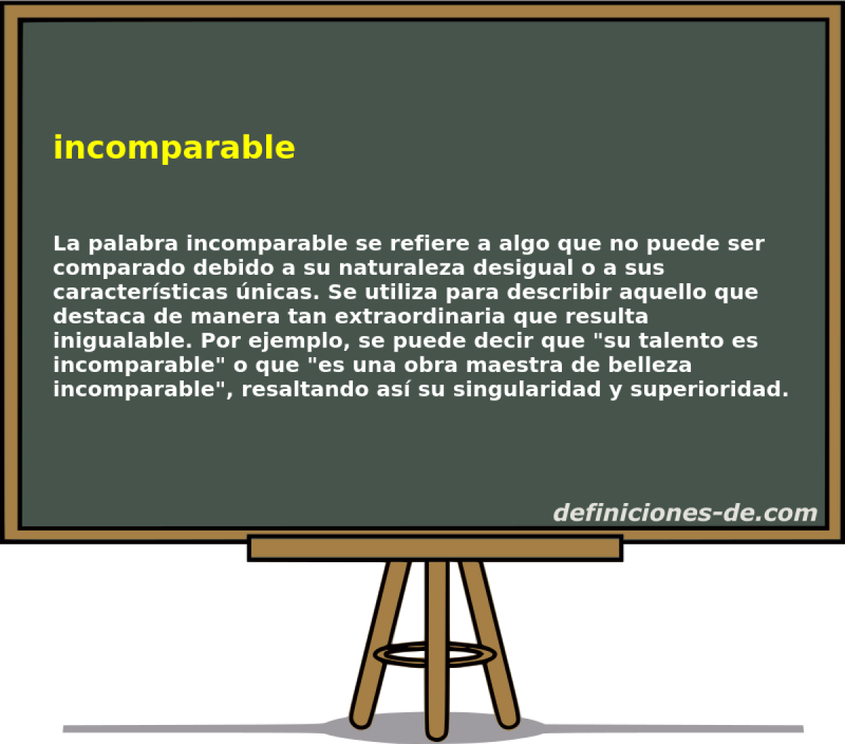 incomparable 