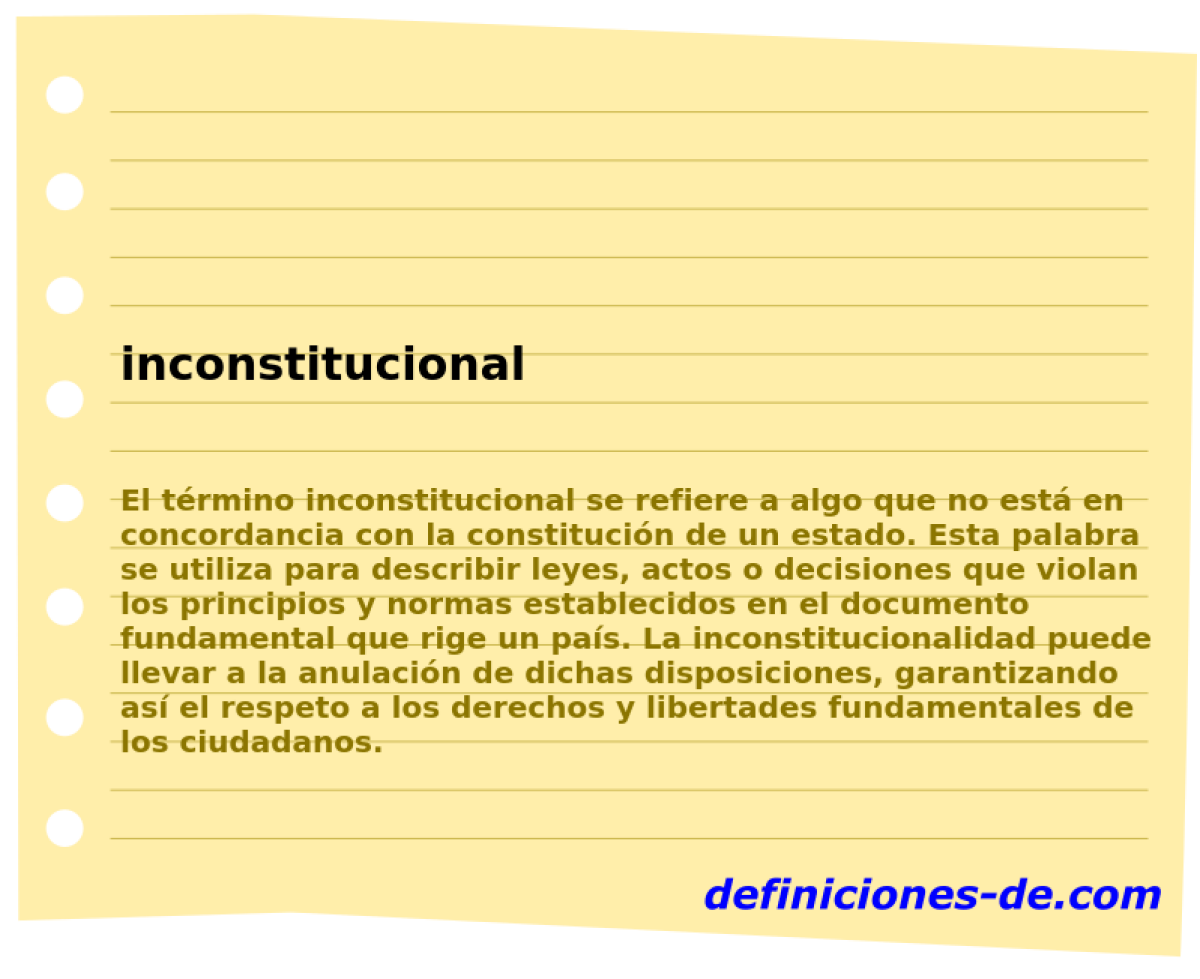 inconstitucional 