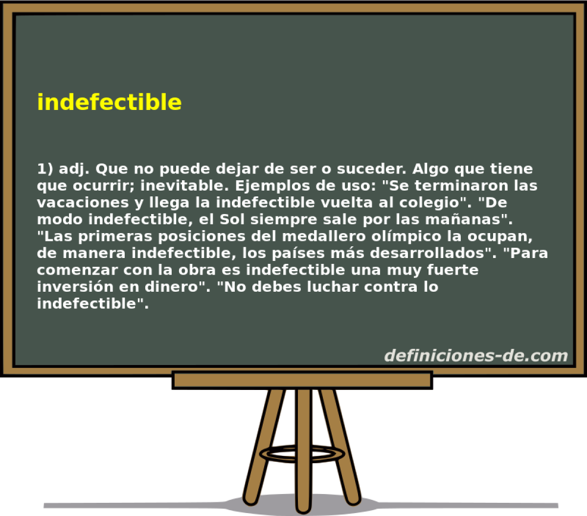 indefectible 