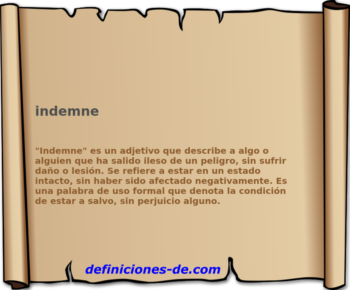 indemne 