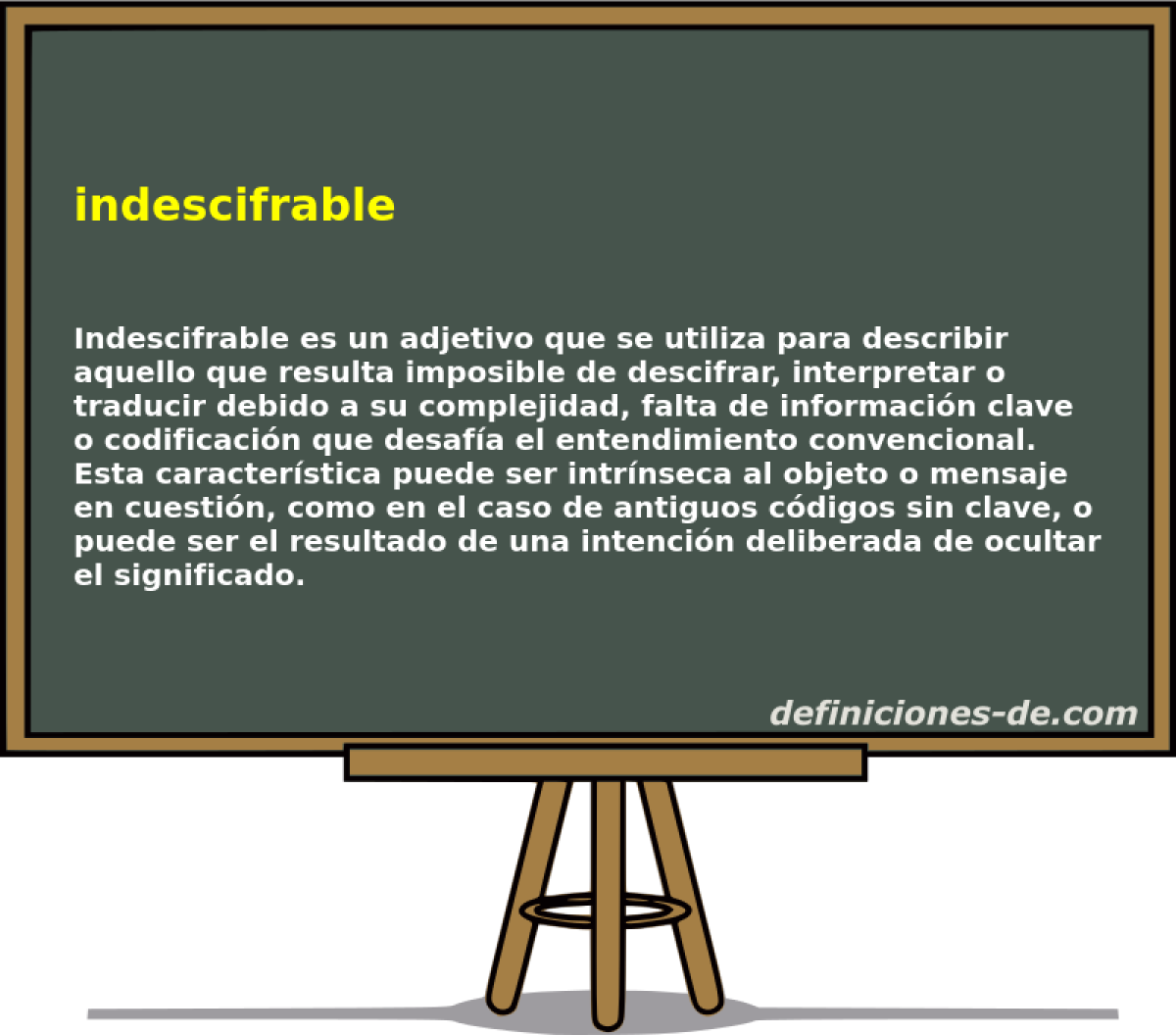 indescifrable 