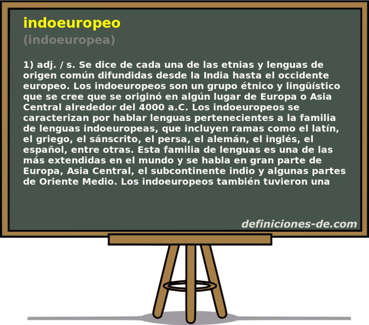 indoeuropeo (indoeuropea)