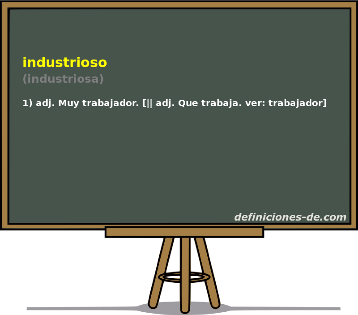 industrioso (industriosa)
