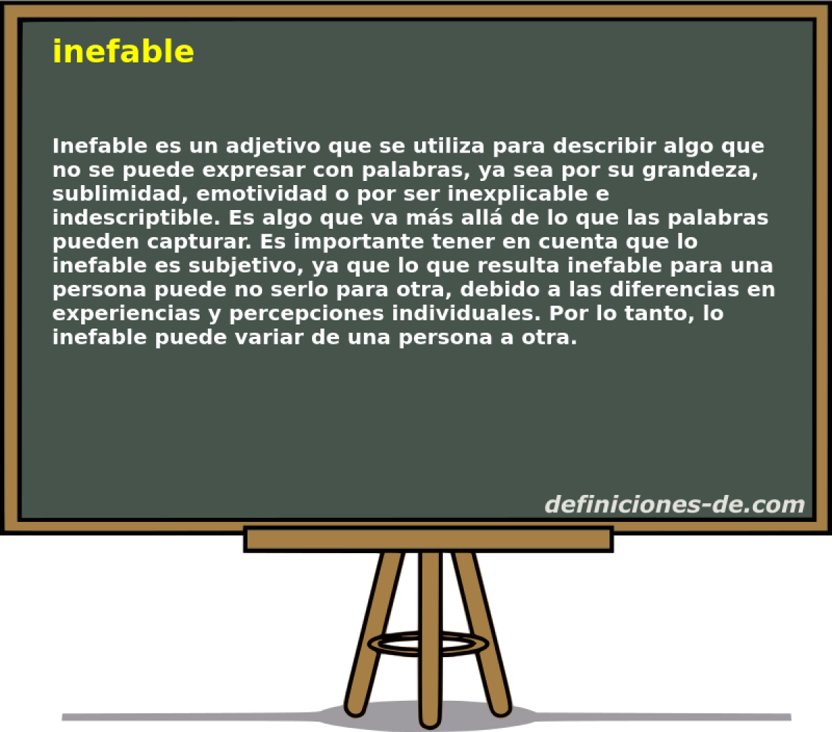 inefable 