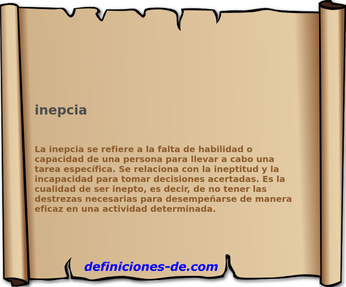 inepcia 