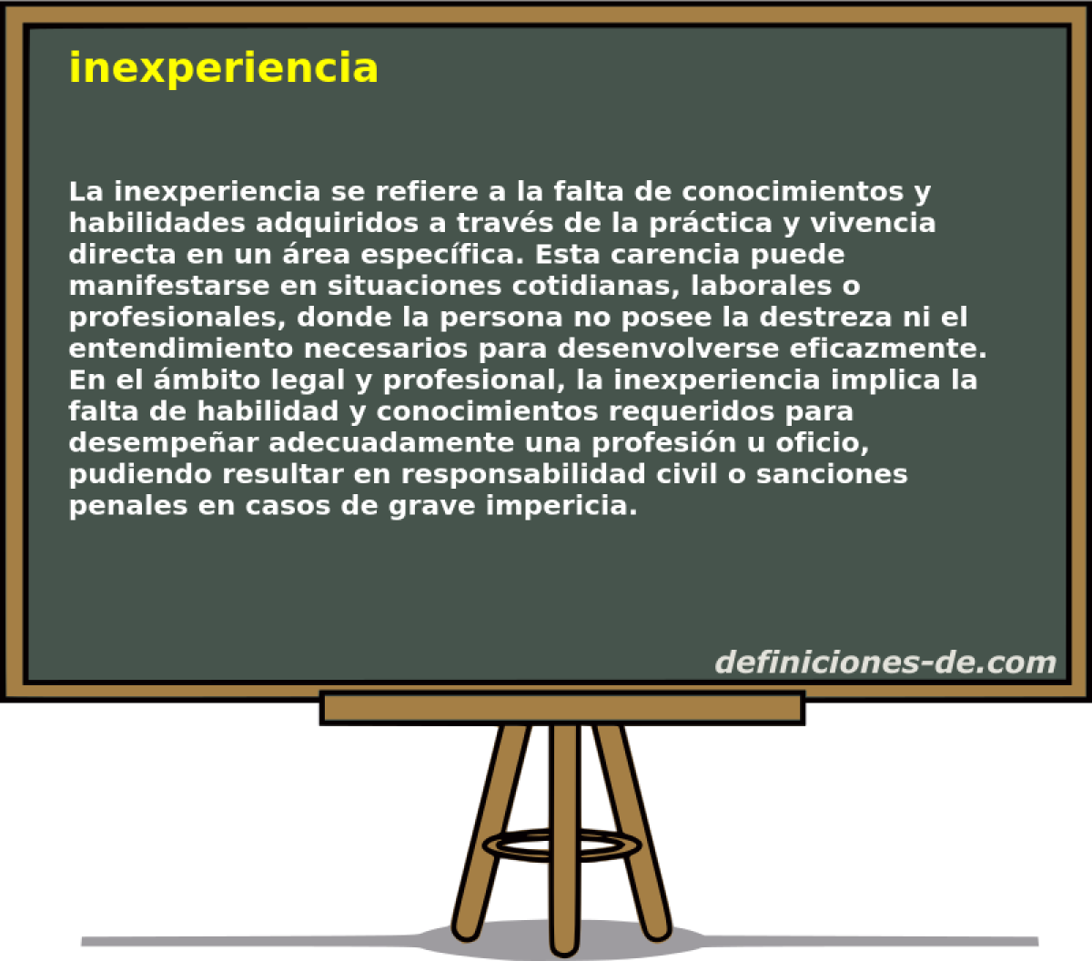 inexperiencia 