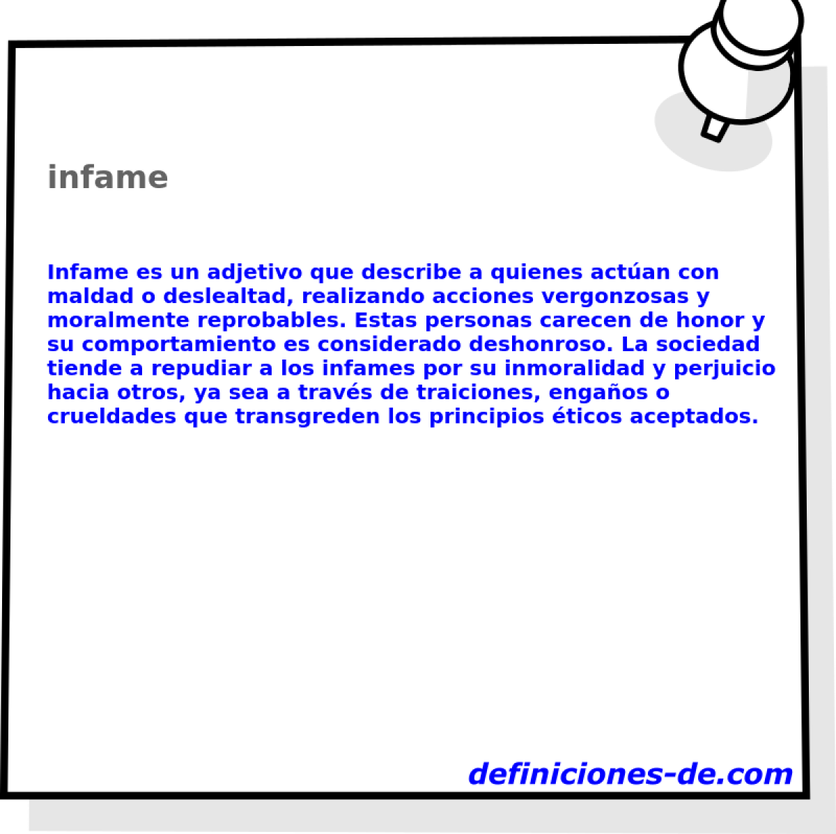 infame 