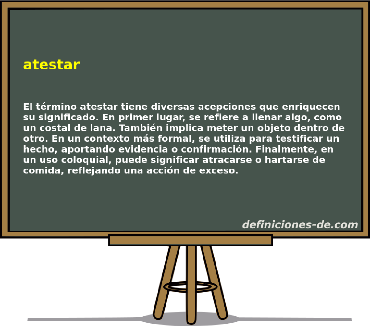 atestar 