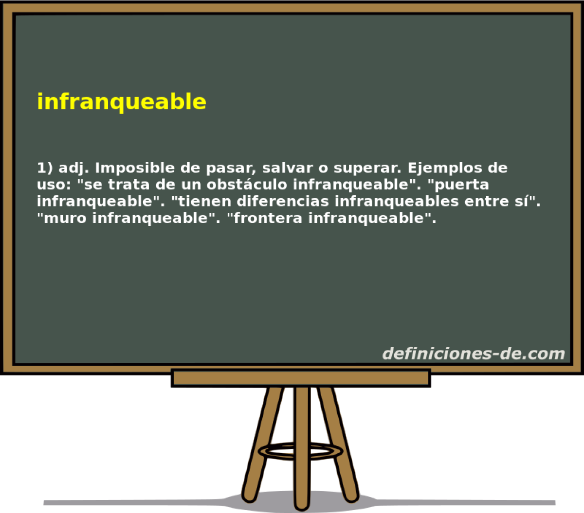 infranqueable 