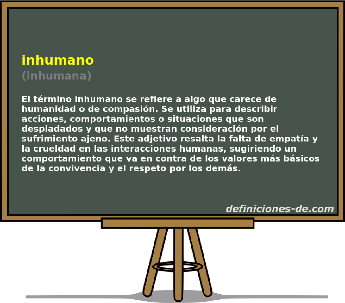 inhumano (inhumana)