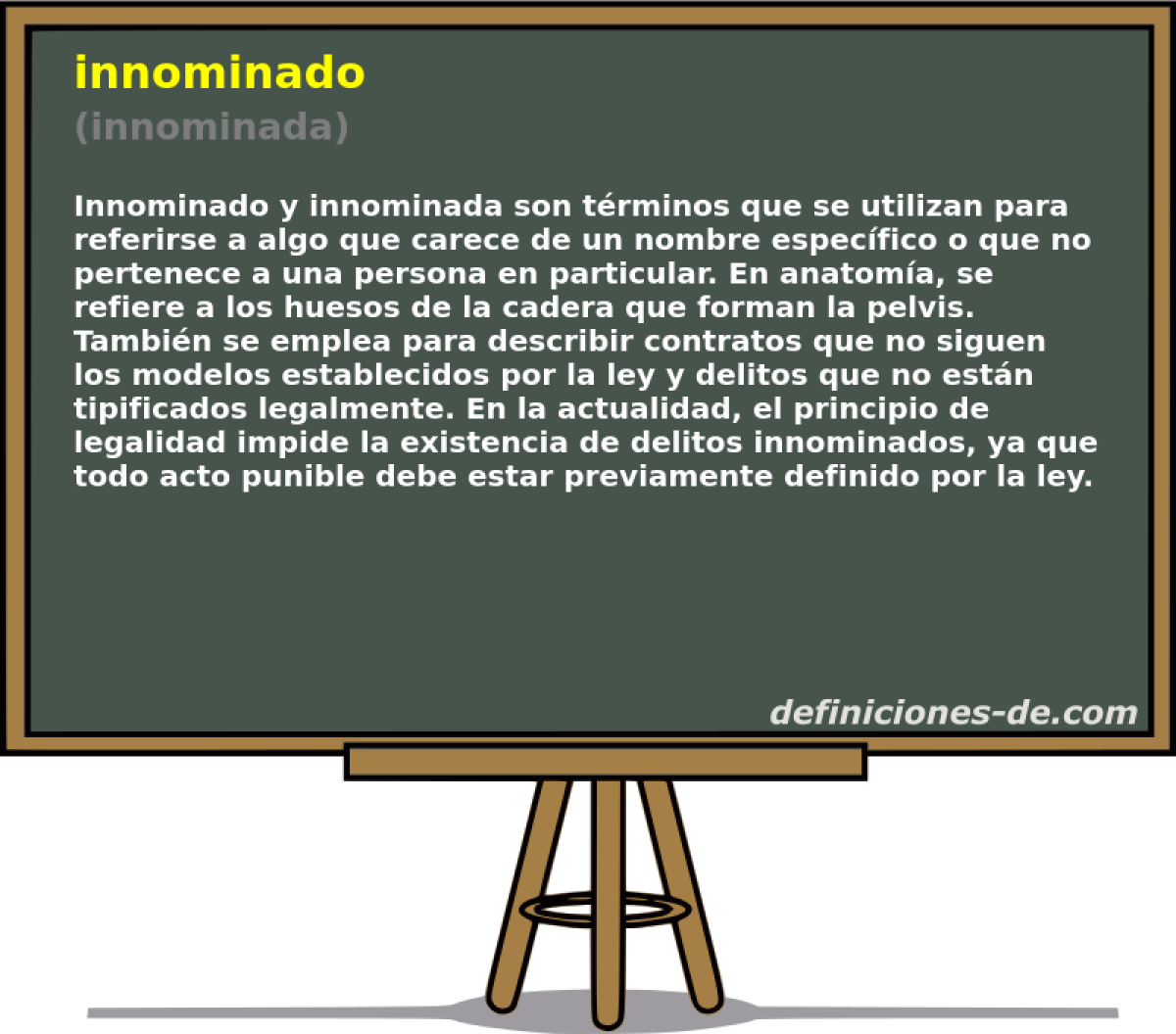 innominado (innominada)