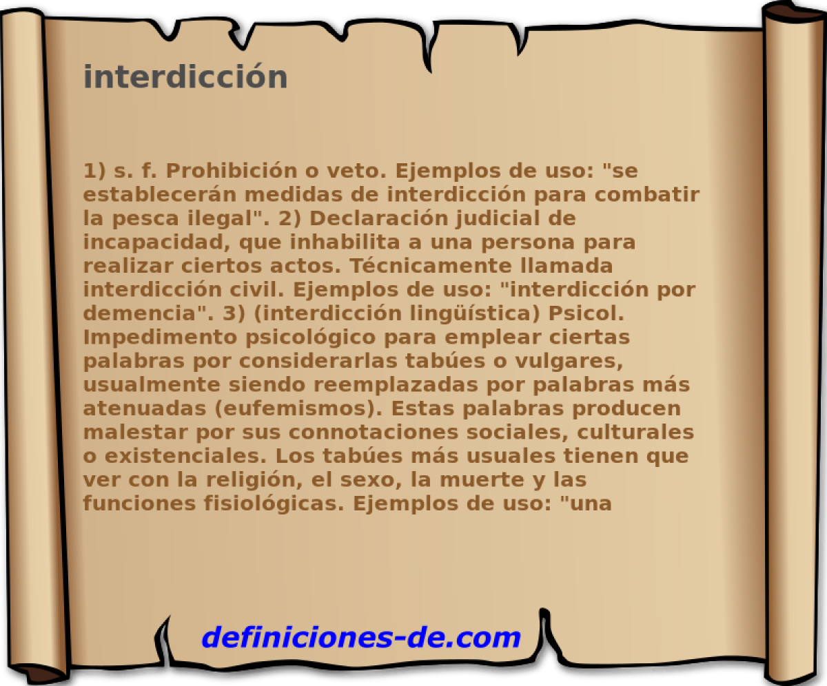 interdiccin 