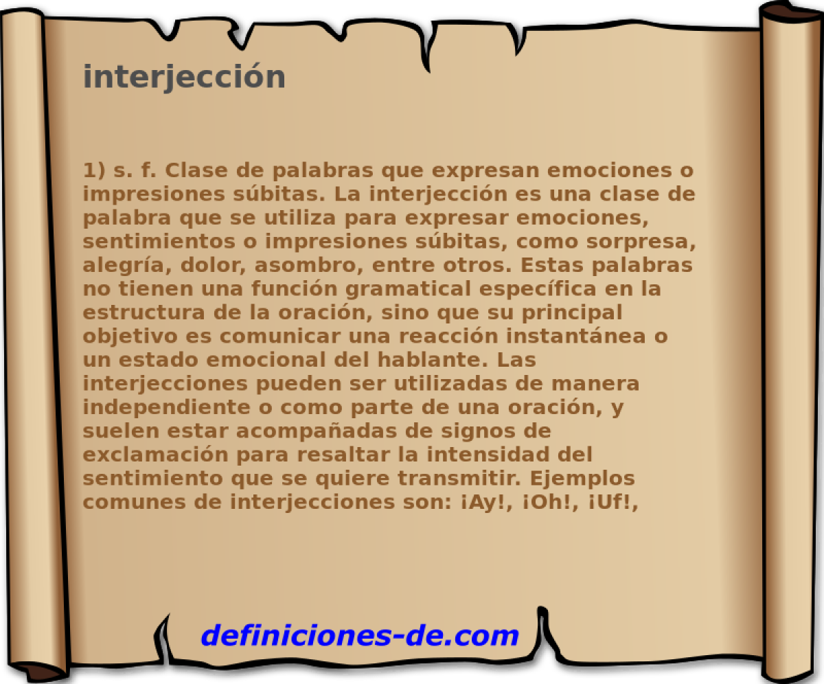 interjeccin 