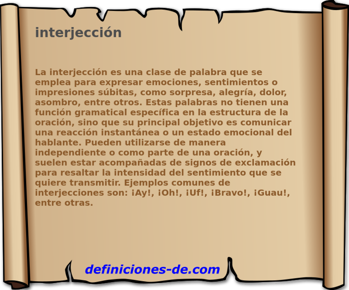 interjeccin 