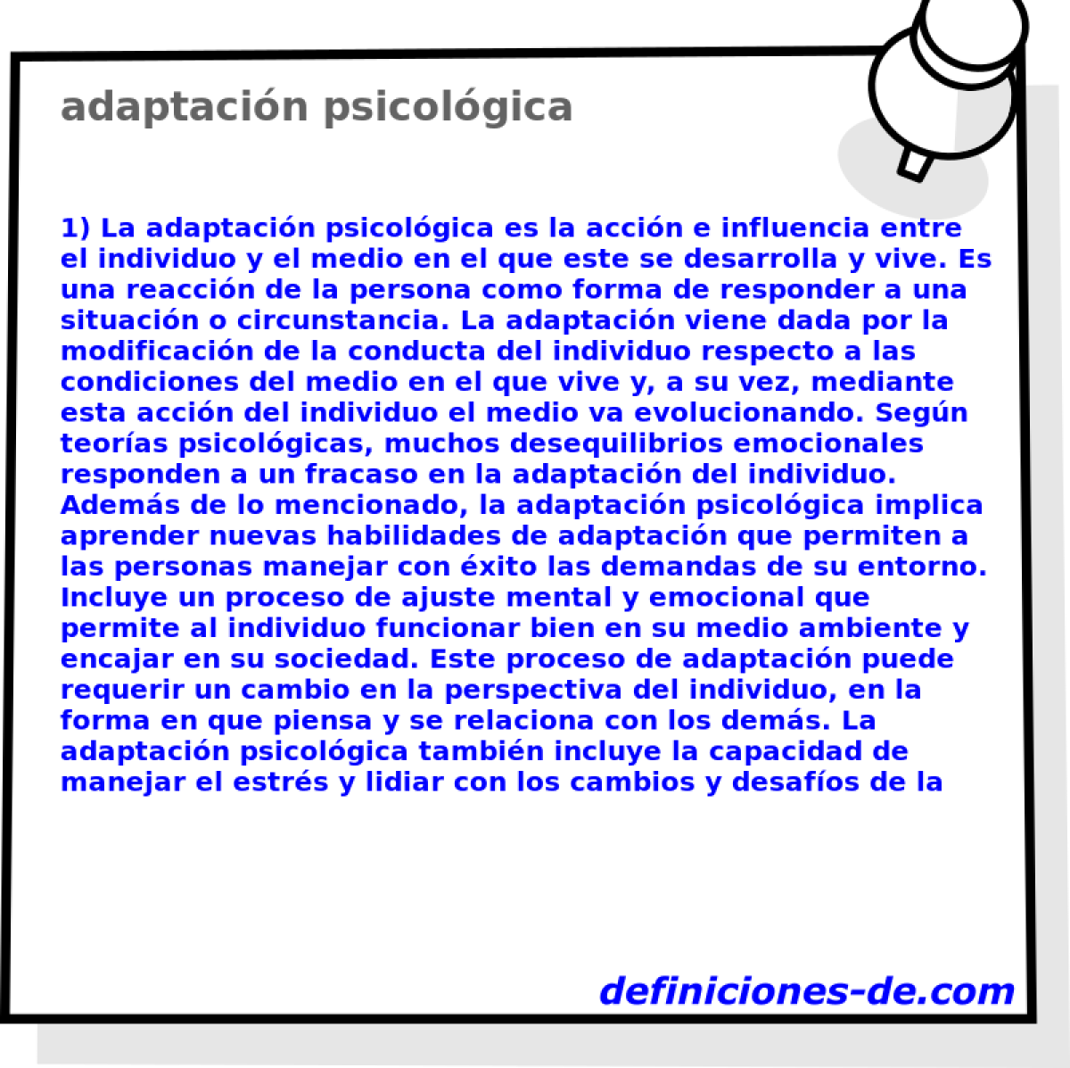 adaptacin psicolgica 