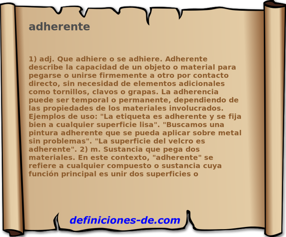 adherente 