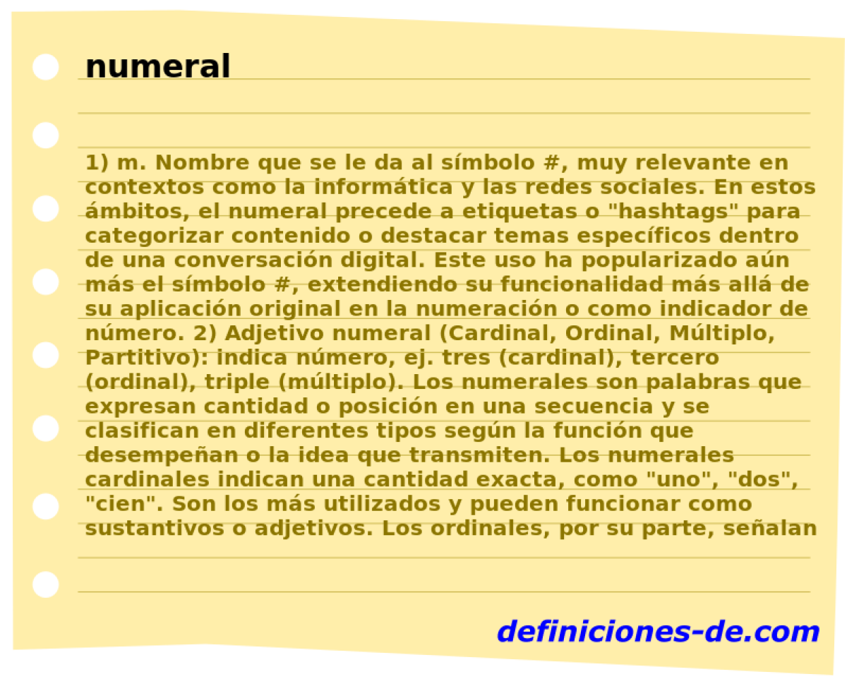 numeral 