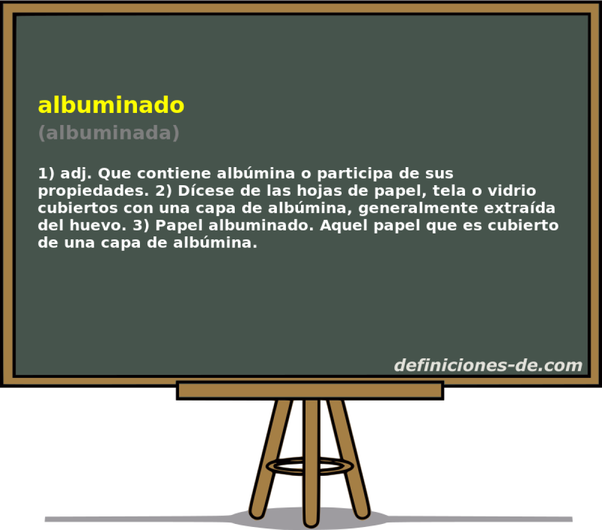 albuminado (albuminada)