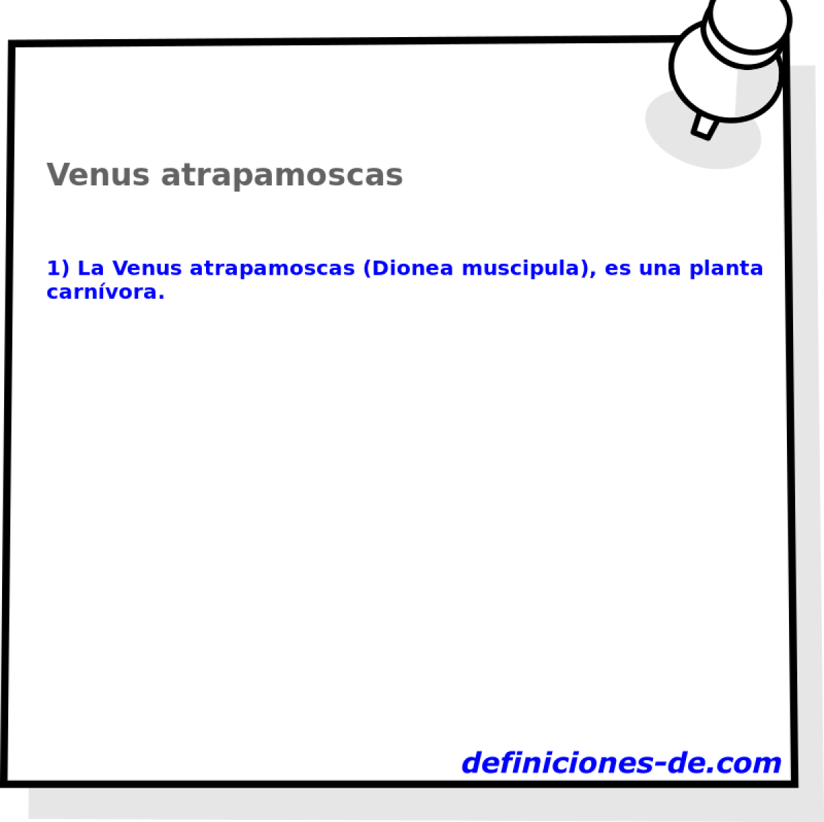 Venus atrapamoscas 