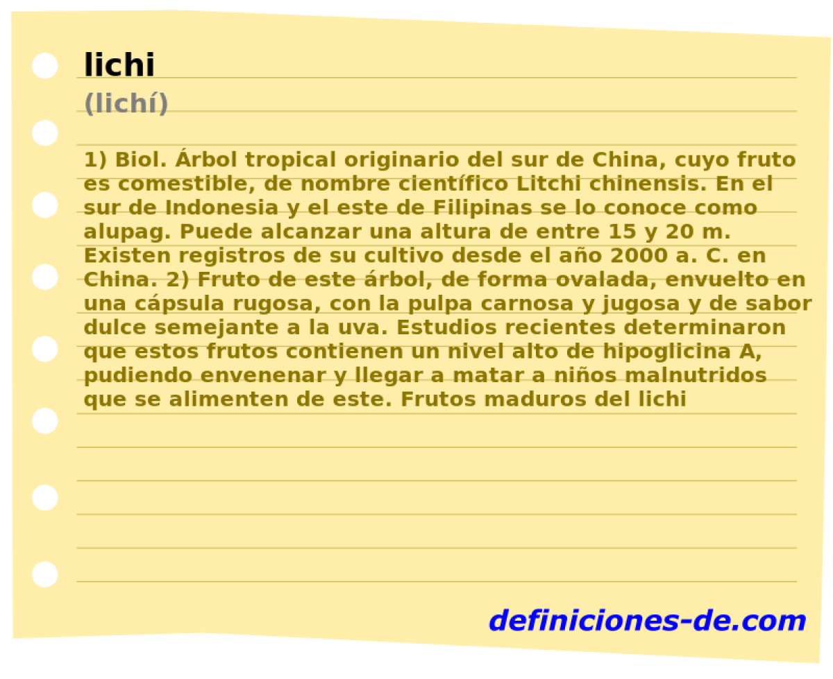lichi (lich)
