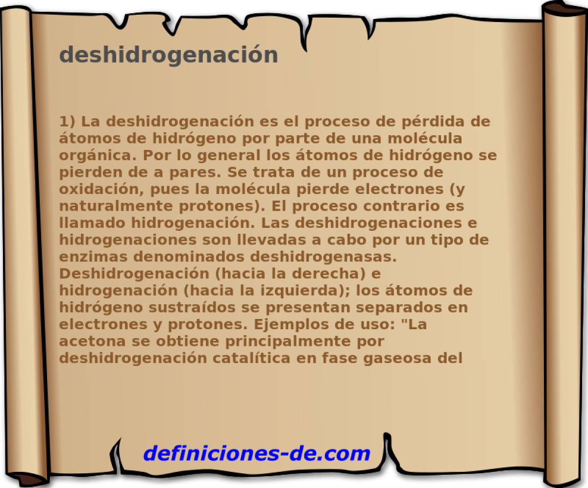 deshidrogenacin 