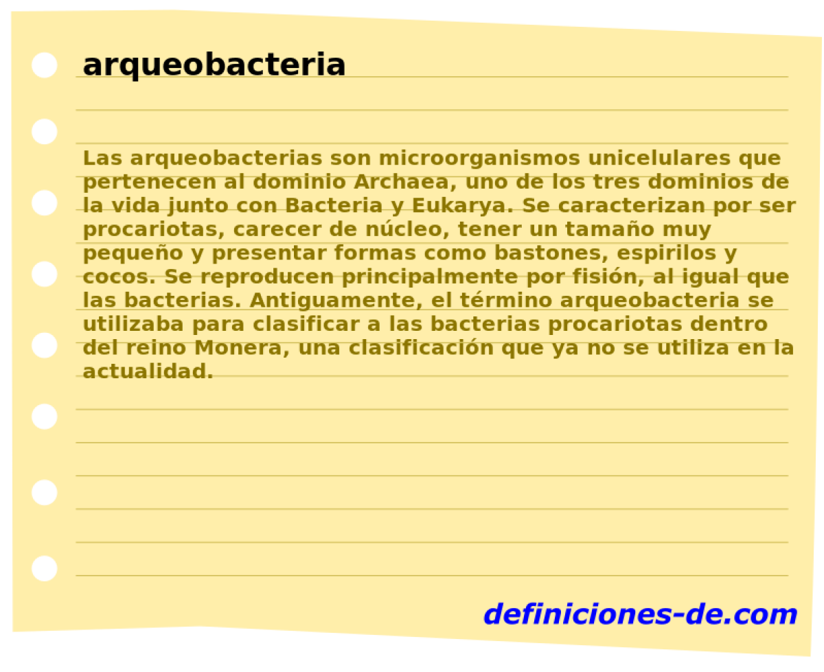 arqueobacteria 