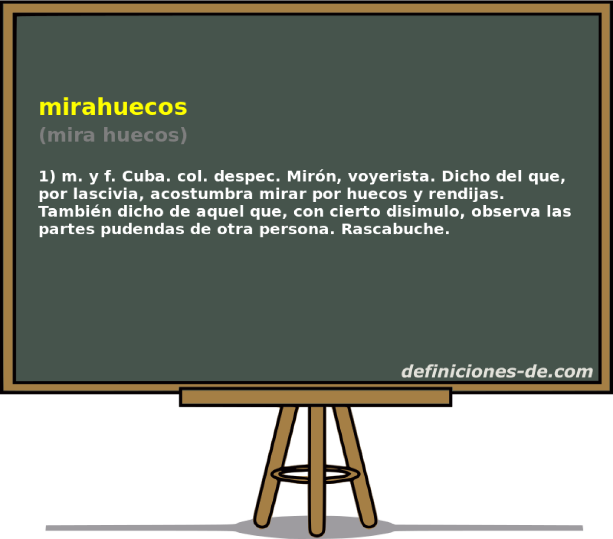 mirahuecos (mira huecos)