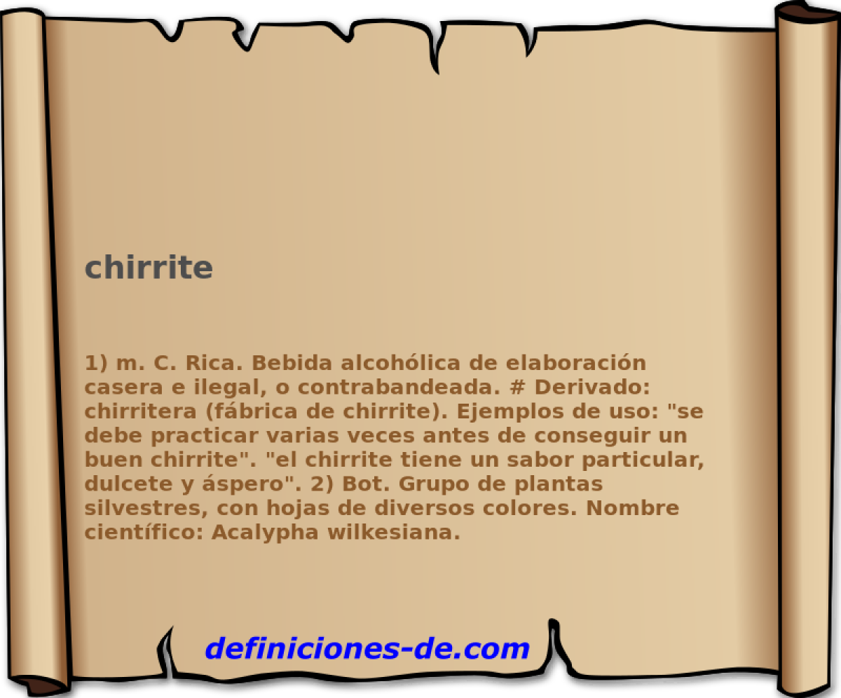 chirrite 