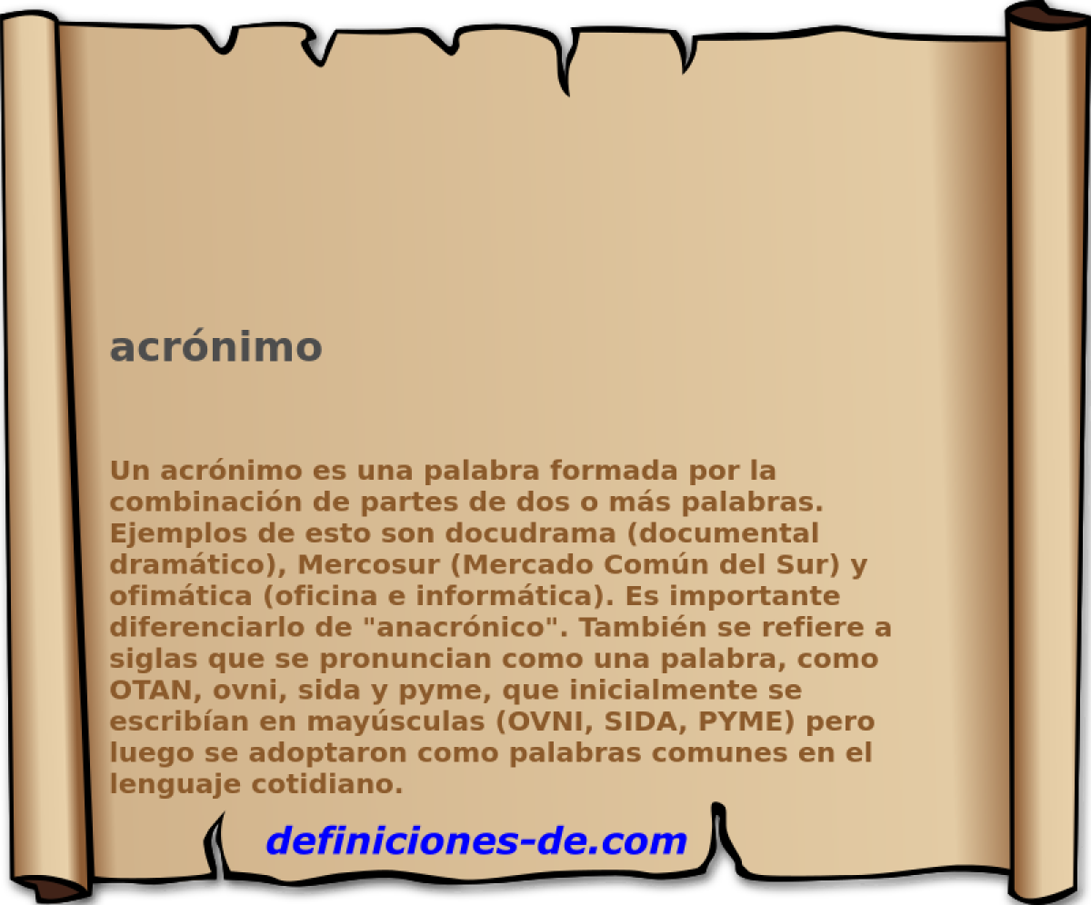 acrnimo 