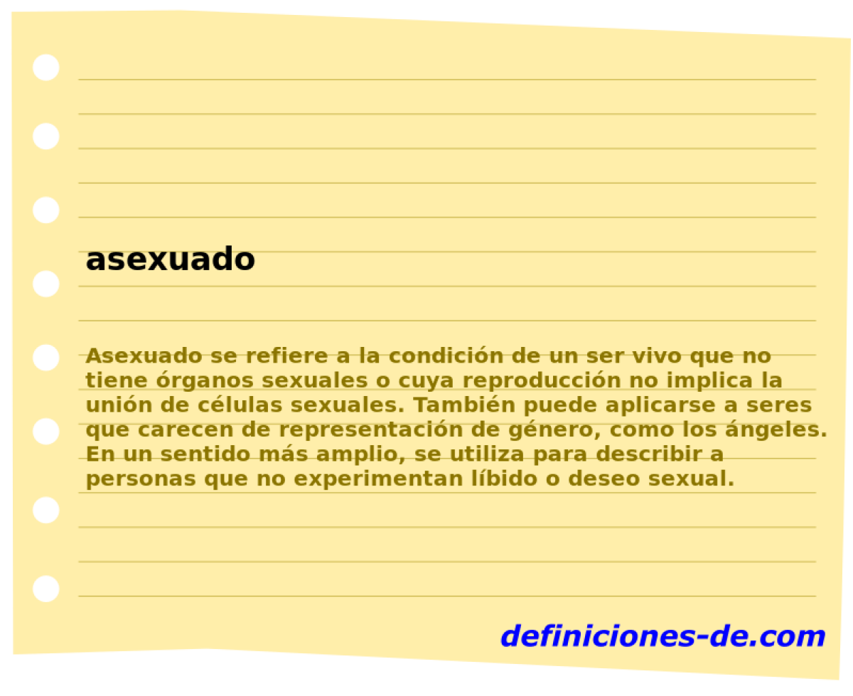 asexuado 