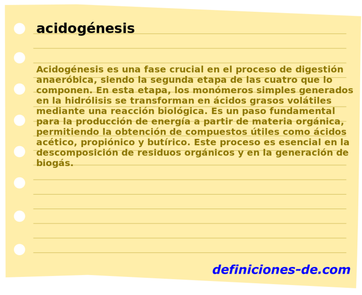 acidognesis 