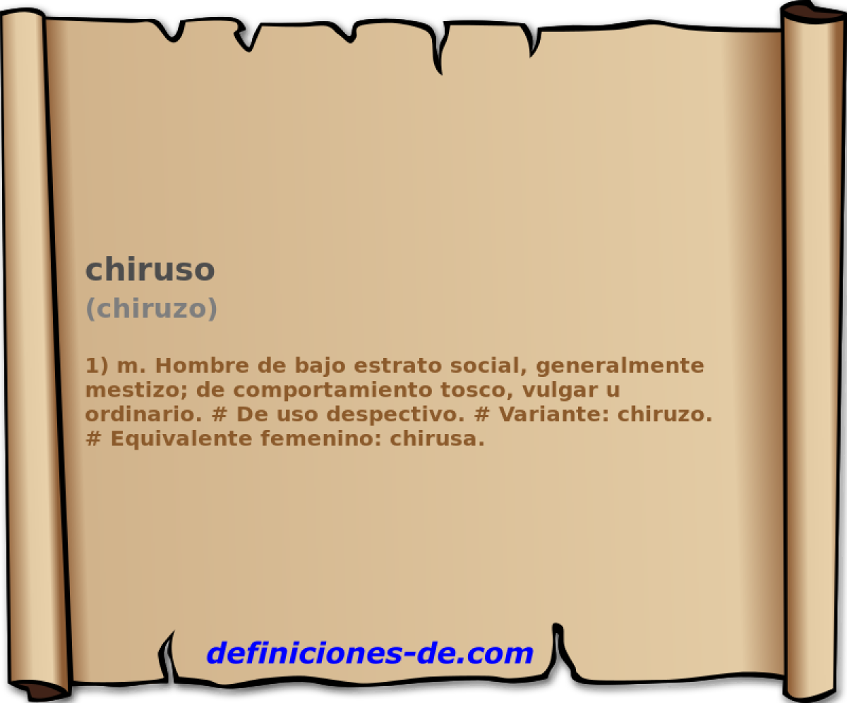 chiruso (chiruzo)