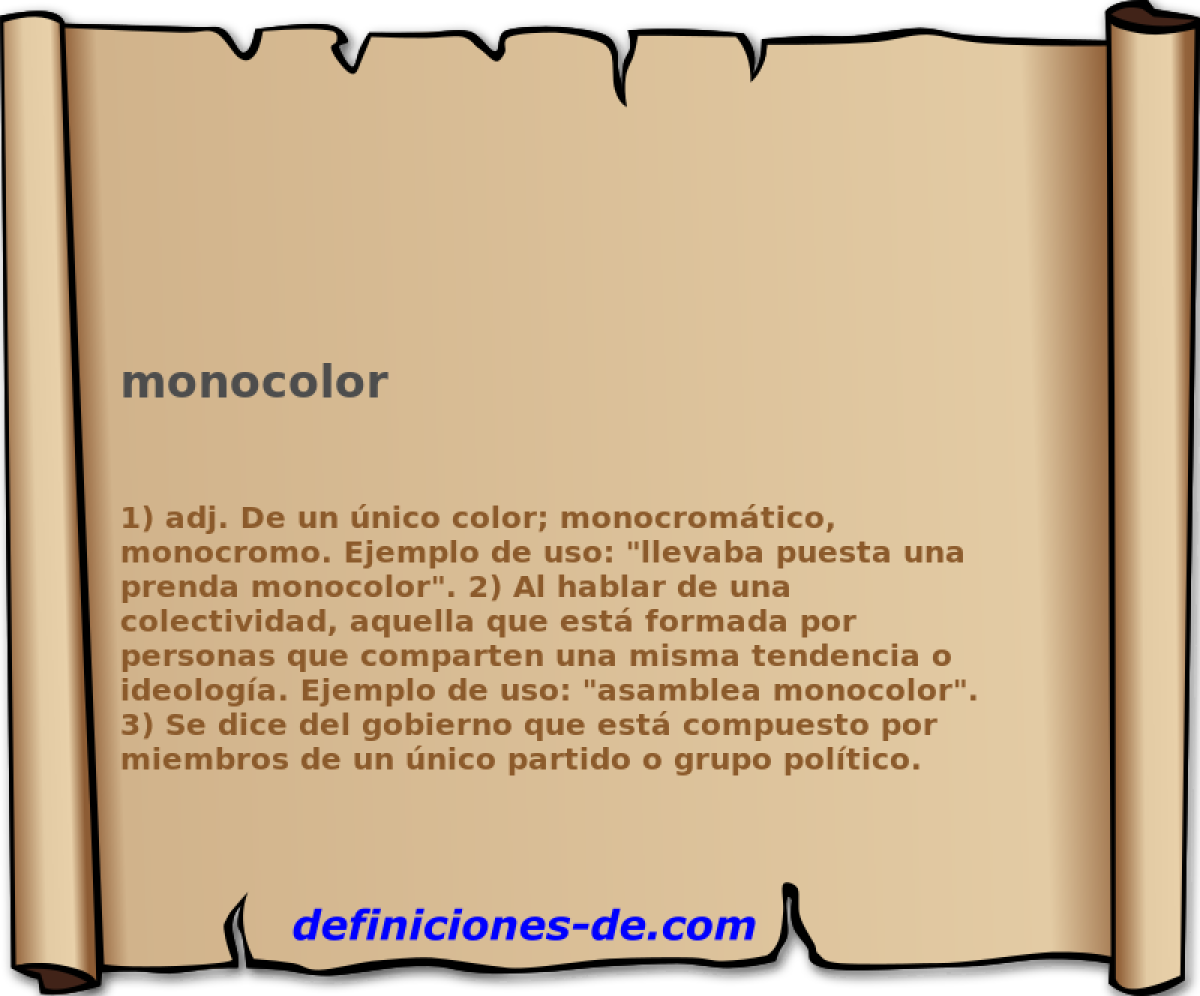 monocolor 