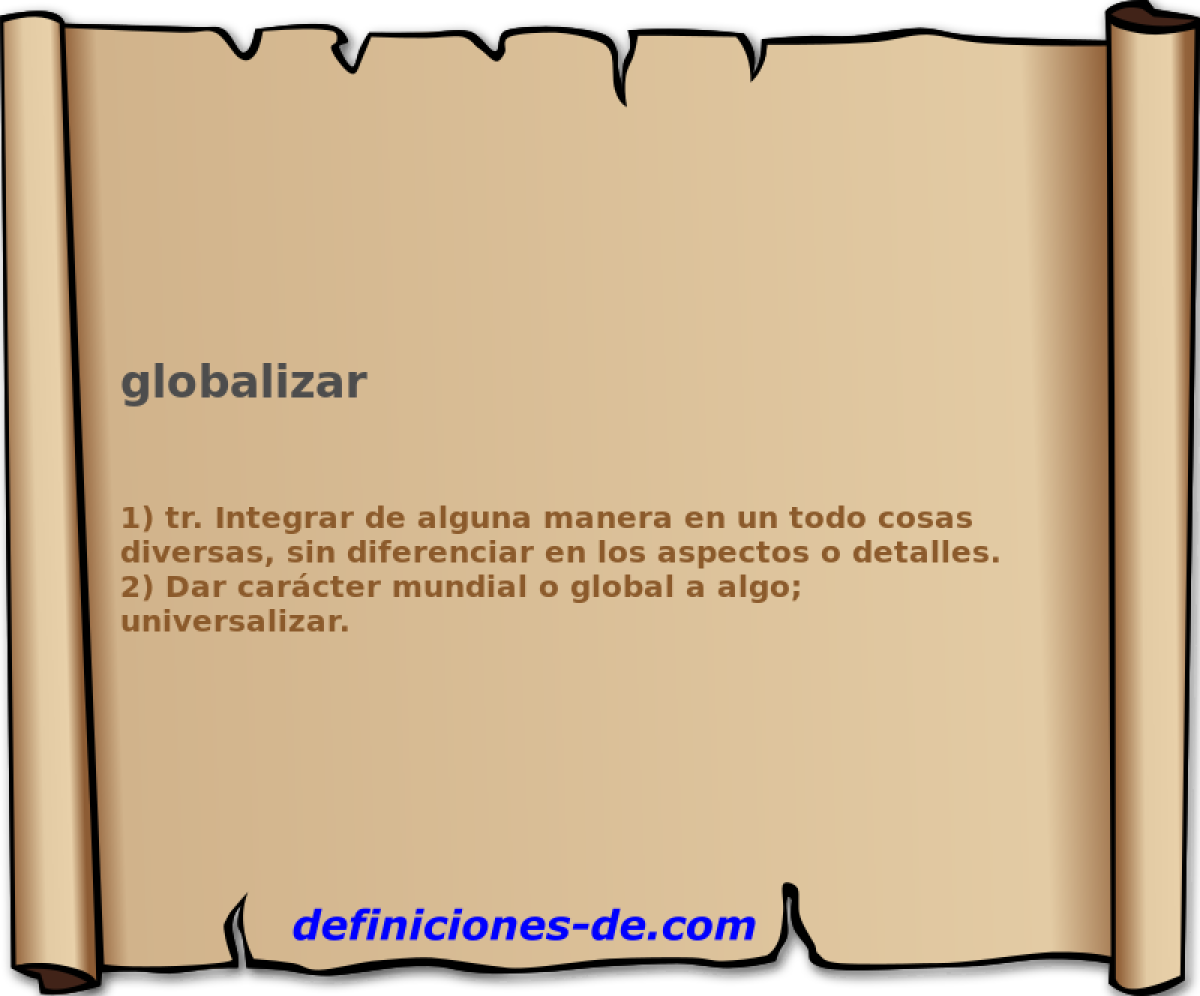 globalizar 