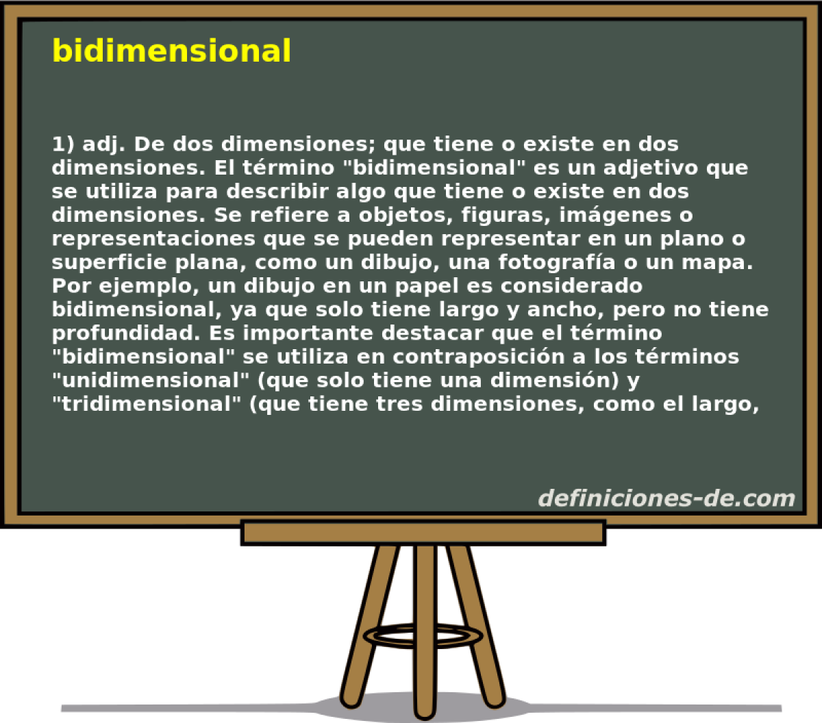 bidimensional 