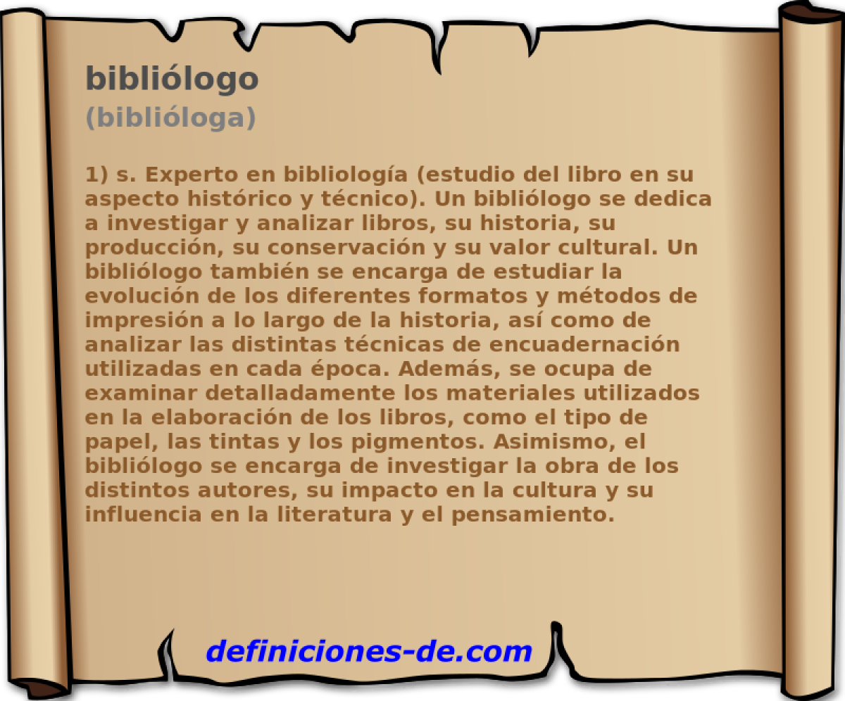 biblilogo (bibliloga)